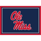 University of Mississippi 8x11 Spirit Rug (4000019300), 5041UMS1